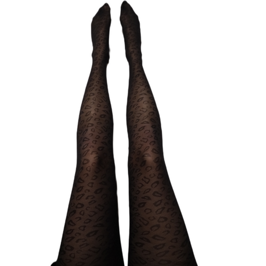 Leopard tights
